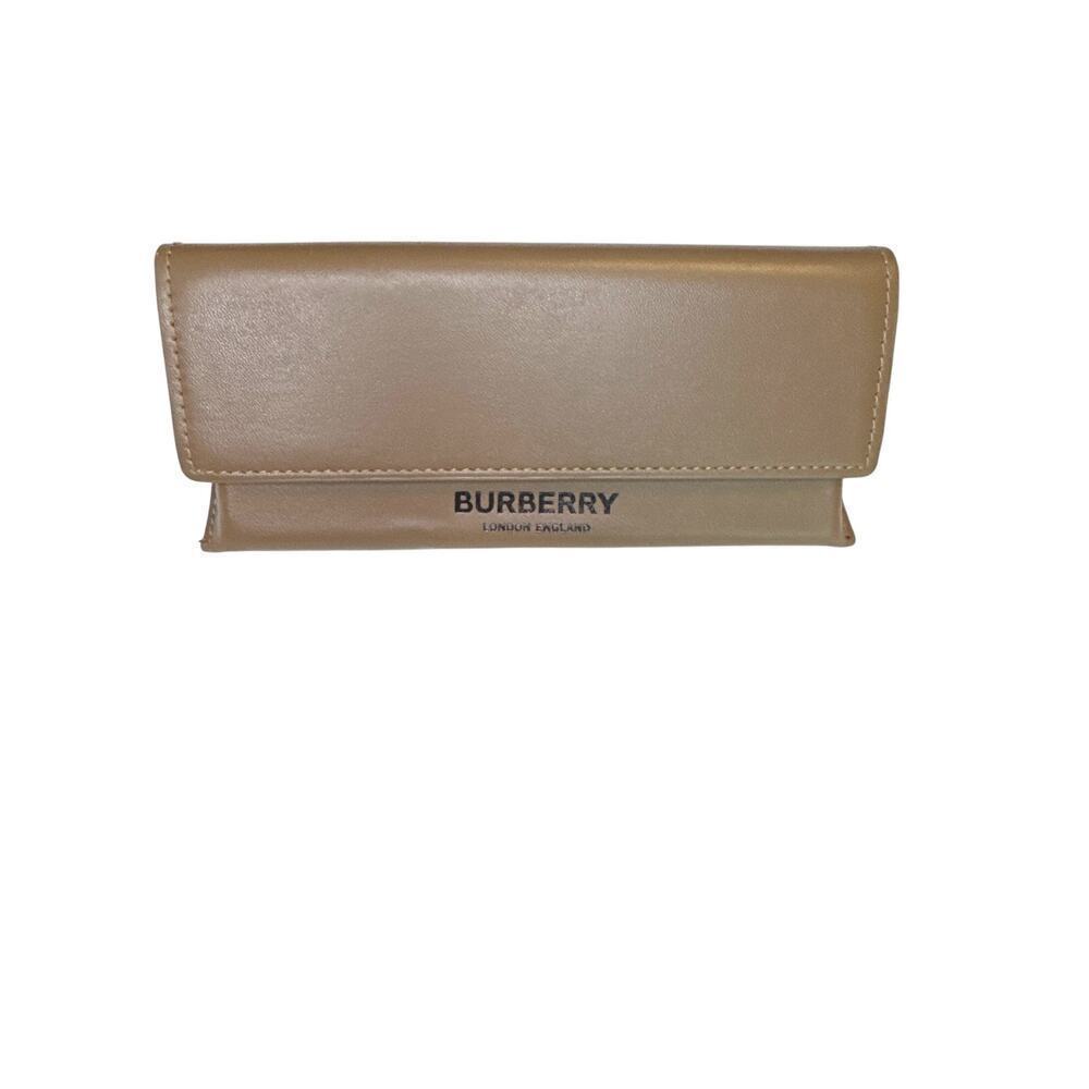Burberry London England Eyeglass Sunglasses Tan Case Soft Leather - Case Only - Picture 2 of 9
